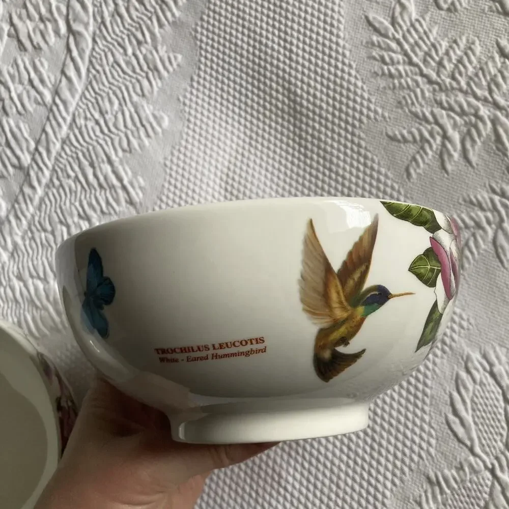 Lot of 2 Portmeirion Botanic Hummingbird 6